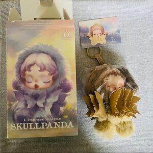 Popmart Skullpanda L’impressionnisme Series Plush Pendant Blind Box - Teakwood